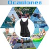 GAGATY Trajes de Baño para Mujer con Control de Abdomen,