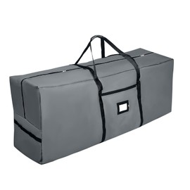 Hafuvool Christmas Tree Storage Bag Heavy Duty 600D Oxford Christmas Tree Storage Box Fits 7.5Ft Tree, Christmas Tree Bag with Reinforced Handles & Zipper, Xmas Tree Bag Christmas Storage Container