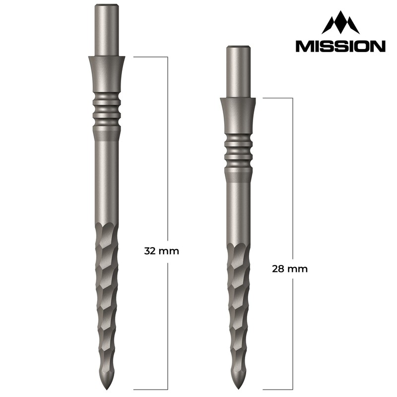 Mission Darts Sniper Points Lunar FS Steel Tip Replacement Points