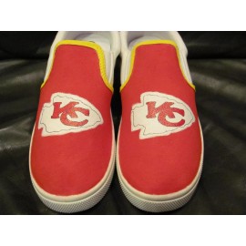 VANS ADULT VANS Kansas City Chiefs custom hand painted shoes sizes Men's 5 to 16
