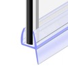 Westspark 2 Meters Bath Shower Screen Seal Strip, Soft Rubber