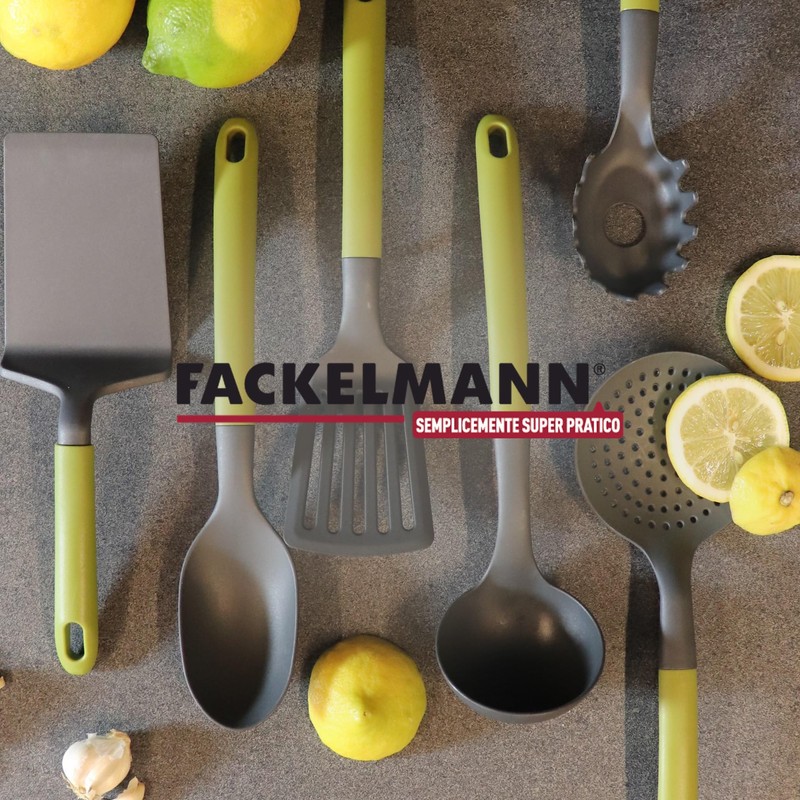 Fackelmann Servispaghetti con manico in plastica riciclata, materiale parte funzionale