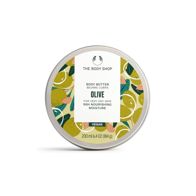 The Body Shop Mantequilla corporal, Verde oliva, 6.75 oz (199.62
