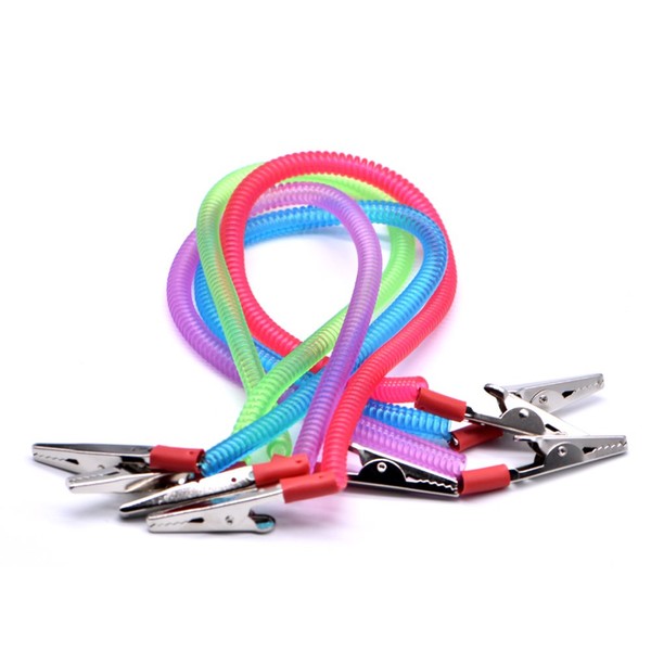 Angzhili 4PCS Elastic Napkin Clip Chain Flexible Lightweight Napkin Holders