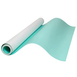 Manila Paper Roll for Pattern Making - 2X (0.11") Thick, White and Green Oak Tag Pattern Paper, Ideal for Preserving Your Designs (10 Yards X 48")