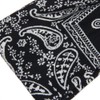 DINPREY Assorted Paisley Print Wide Bandana Knot Headbands Criss Cross