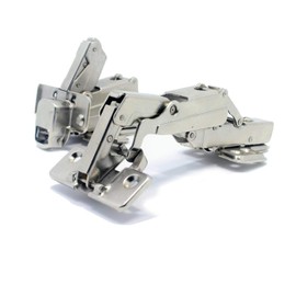 LUCKYBEE 175 Degree Hinge 35mm Sliding Hinge with Catch Copper Core Hydraulic Hardware Pack of 2 (Half Cover)