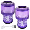 wipenow 2-Pack V11 V15 Vacuum Filter Replacement Compatible with Dyson