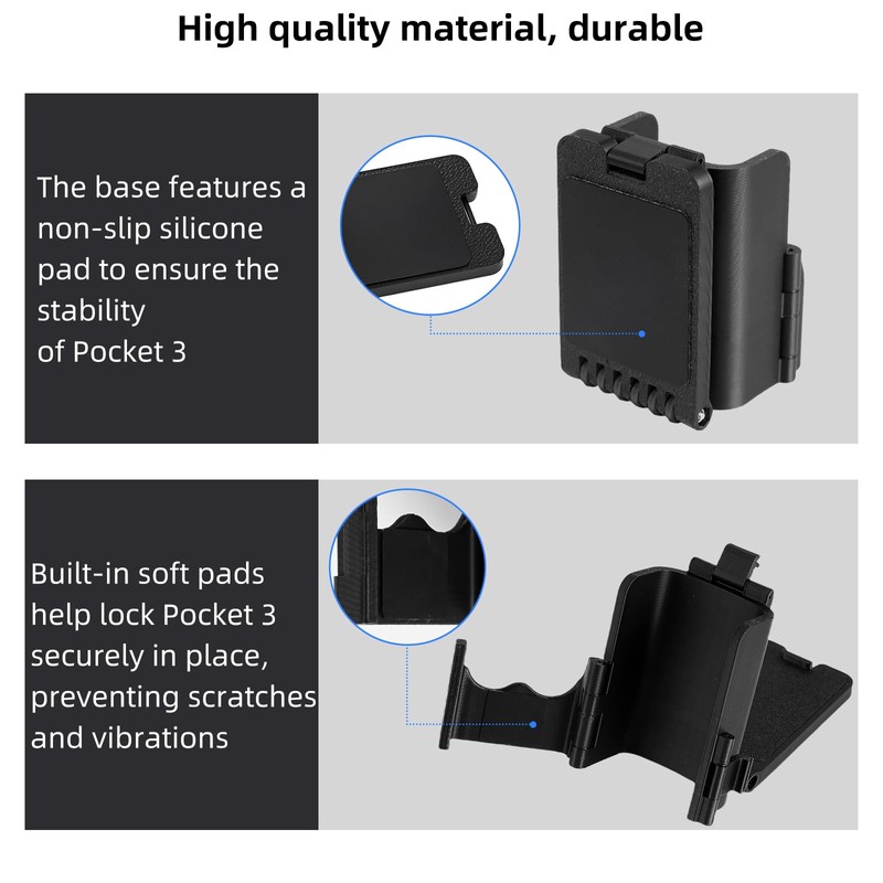 Necdeol Magnetic Holder Stand for DJI Osmo Pocket 3, 180°