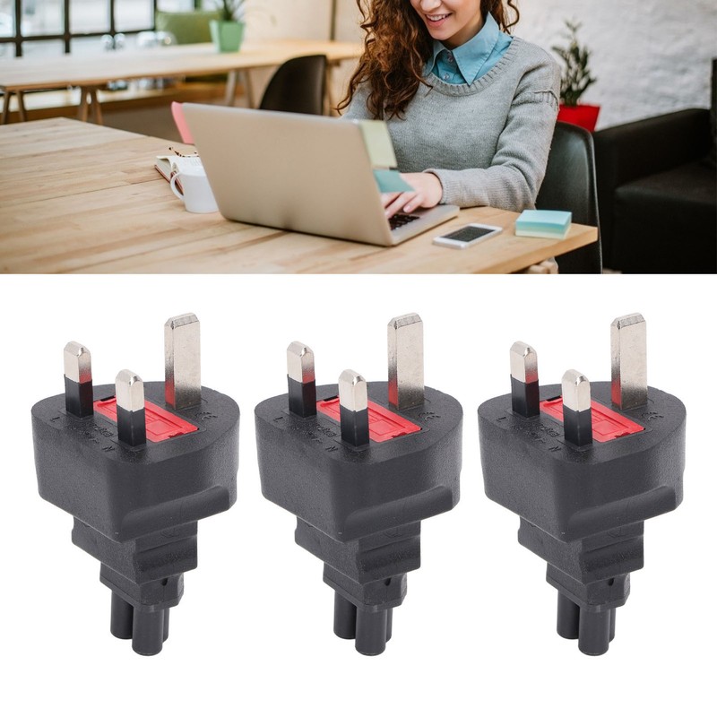 to IEC320 C5 Power Adapter 3 Prong Male to C5