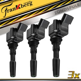 3x Ignition Coil for Alhambra 710 Ibiza IV 6J 6J8 Leon 5F1 5F5 5F8 Mii KF1 Toledo IV KG3 1.0L 1.2L 1.4L Petrol 2013-2020 04C905110B