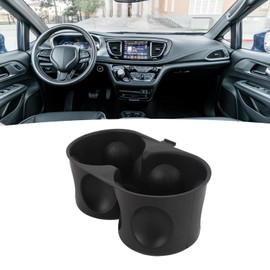 Ausla Console Cup Holder Insert Liner 68312236AC für Pacifica 2017-2024, für Voyager 2020-2024, OE-Teilenummer überprüfen vor Kauf