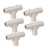 Supply Giant QQUF0034-5 Plastic PEX Poly Alloy Tee Barb Pipe