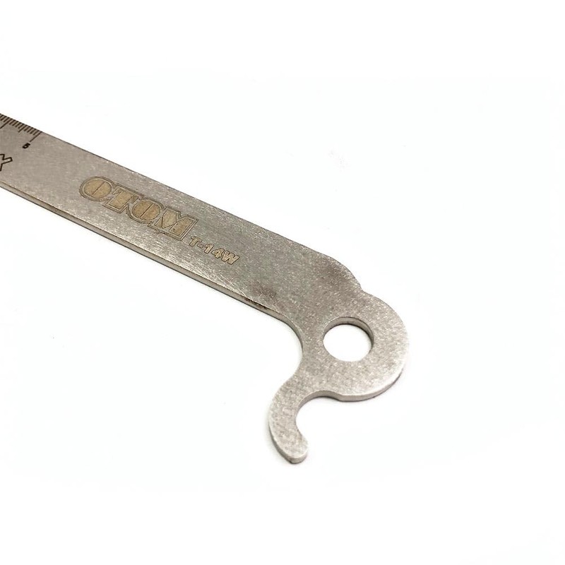OTOM Motorcycle Chain Checker Wear Indicator 3in1 Exact Chain Hook