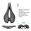 GORIX Bike Short Saddle Seat Short Nose Wide Hole Shock
