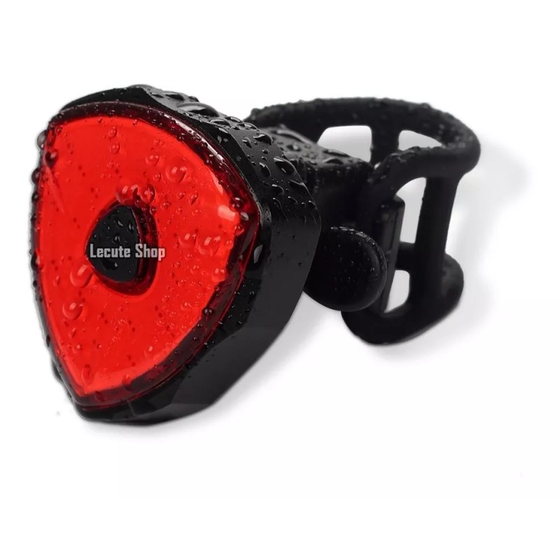 Cob Lamp Lámpara Luz Led Cob 6 Modos Rojo Bicicleta