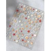 WENYUEN Nautical Nail Stickers Starfish, Seashells, Wave Pattern, Clear Film