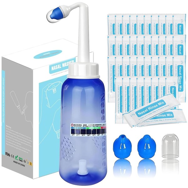 SAMLINSU SAMLINSU Neti Pot Sinus Rinse Kit, Nasal Irrigation Nose