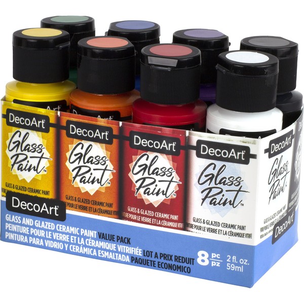 DecoArt Deco Art Glass Paint Value PK BA, us:one size,