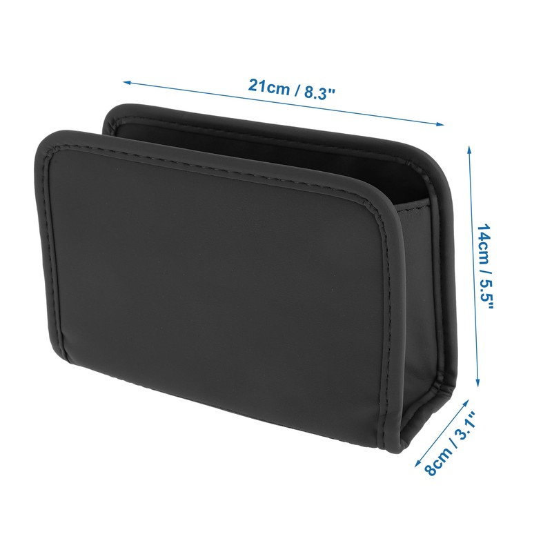 A ABSOPRO Car Trash Can Hanging and Foldable 8.3" Length