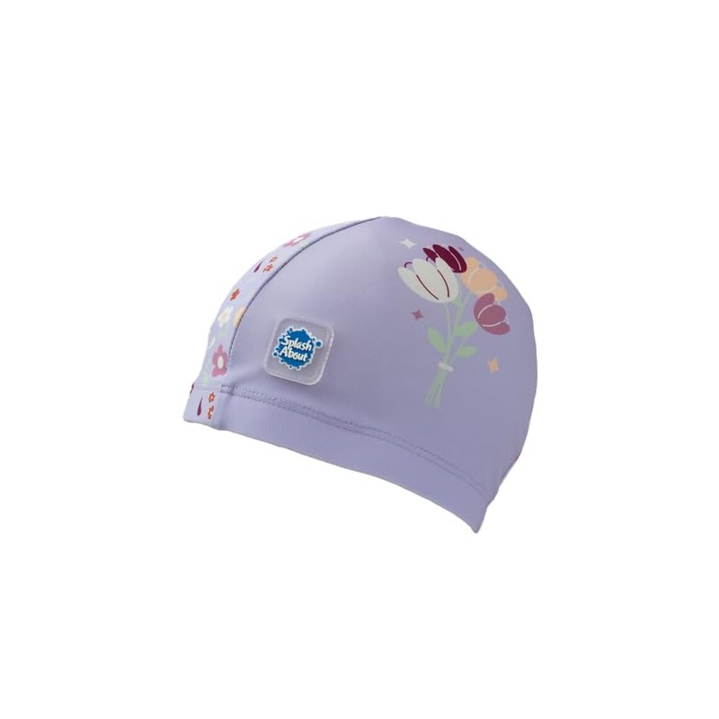 Splash About Baby & Toddler Swim Hat (Lilac Spring, 2-6