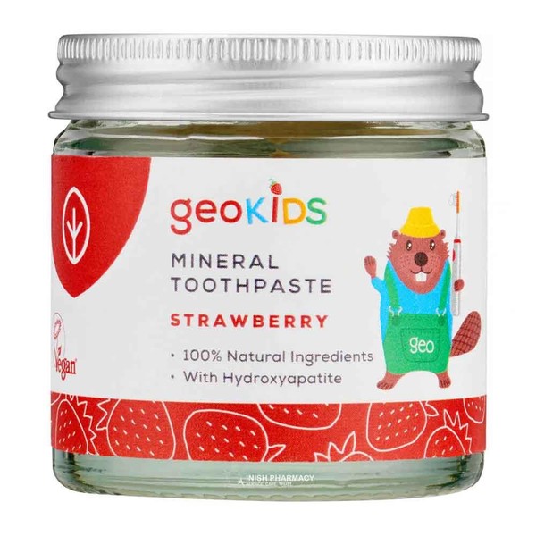 Georganics Geokids Mineral Toothpaste Strawberry 60ml