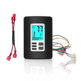 Fenglesha 9330A3341 Digital Thermostat Replacement for Coleman Mach,Use for RV Air Conditioner and Heat Pump Series 452xx, 472xx, 482xx, 492xx, 450xxx, 470xxx, 480xxx, 490xxx,Black ，12V