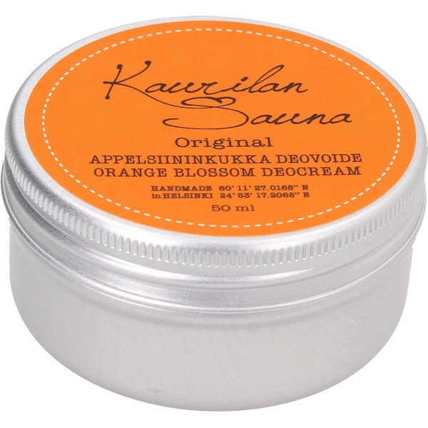 Kaurilan Sauna Deodorant Cream, Orange Blossom