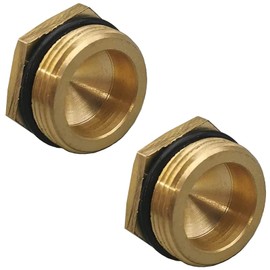 2 Pack RP2865 Push-Button Diverter Plug, Brass Plug for Faucet Diverter, Pipe Replacement Kit