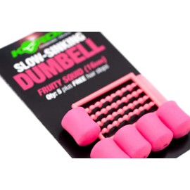 Korda Slow-Sinking Dumbell Hookbaits PINK FRUITY SQUID: 8mm