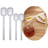 EIKS 4 sets Long Handle Teaspoons Measuring Spoons for Dry