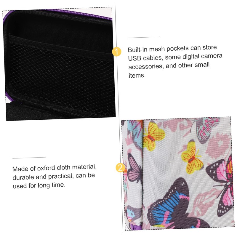 COHEALI Camera Case Portable Organizer for Small Cameras Durable with