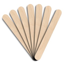 Disposable Wooden Spatulas, Wooden Spatula for Crafts, Oral Care and Hygiene Sticks, for Applying Creams, Wax, Joint Spatula, Tongue Depressor, Hygienic Biodegradable (1)