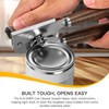 Upgraded Efficient Manual Can Opener - Selected Solid Wood Handle,