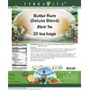 Butter Rum Black Tea (Deluxe Blend) (25 tea bags, ZIN: