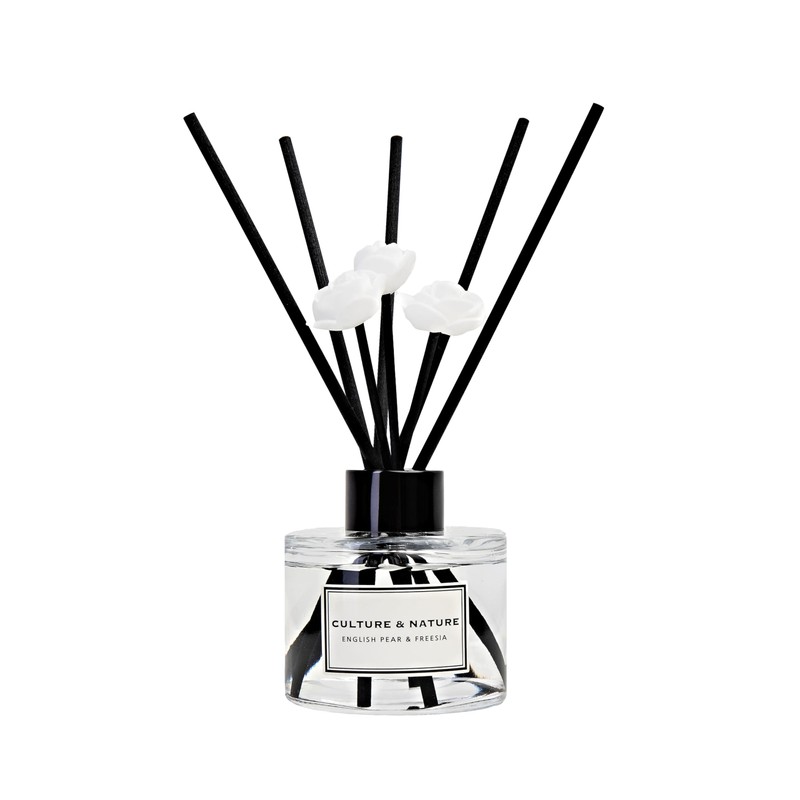 CULTURE & NATURE Reed Diffuser Set 4oz (120ml) English Pear