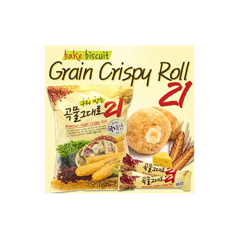 Grain Crispy Roll, Cereal snacks 21 kinds crispy stuffed with