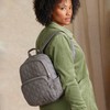 Vera Bradley women's Performance Twill Small Backpack, Shadow Gray, One