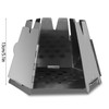Mini Folding Stainlesss Steel Hexagon Wood Stove Portable Outdoor Camping