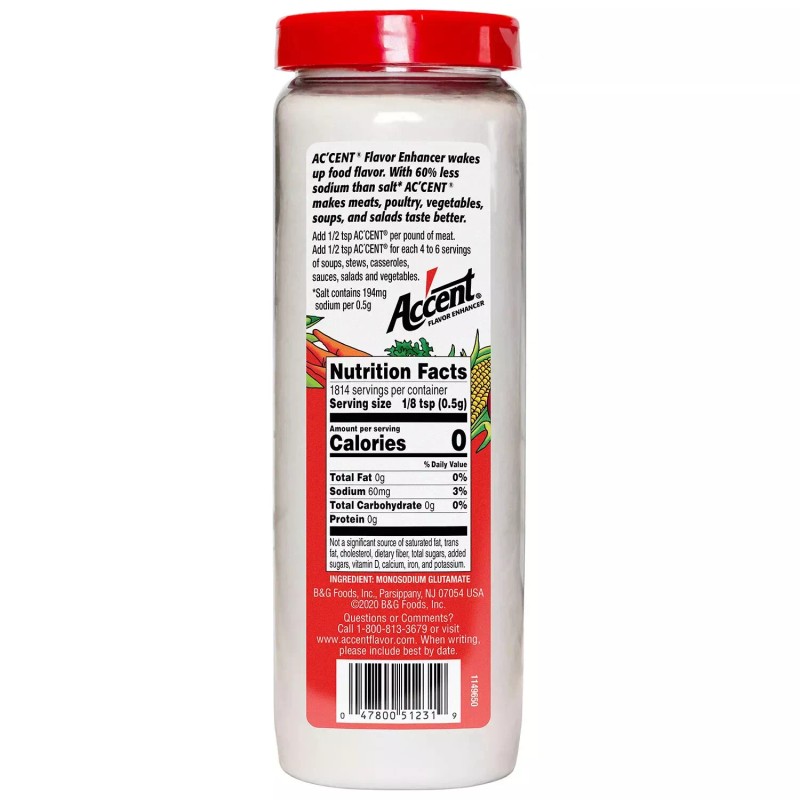Ac'cent Flavor Seasoning Enhancer 32 oz.