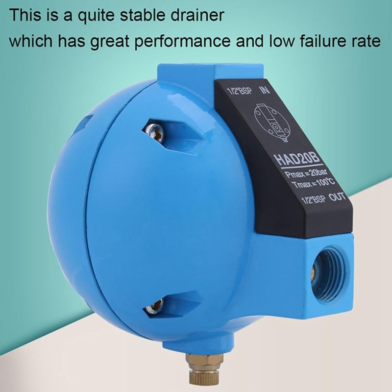 Byttlerom HAD20B Drain Valve Automatic Float Drain Valve Compressed Air