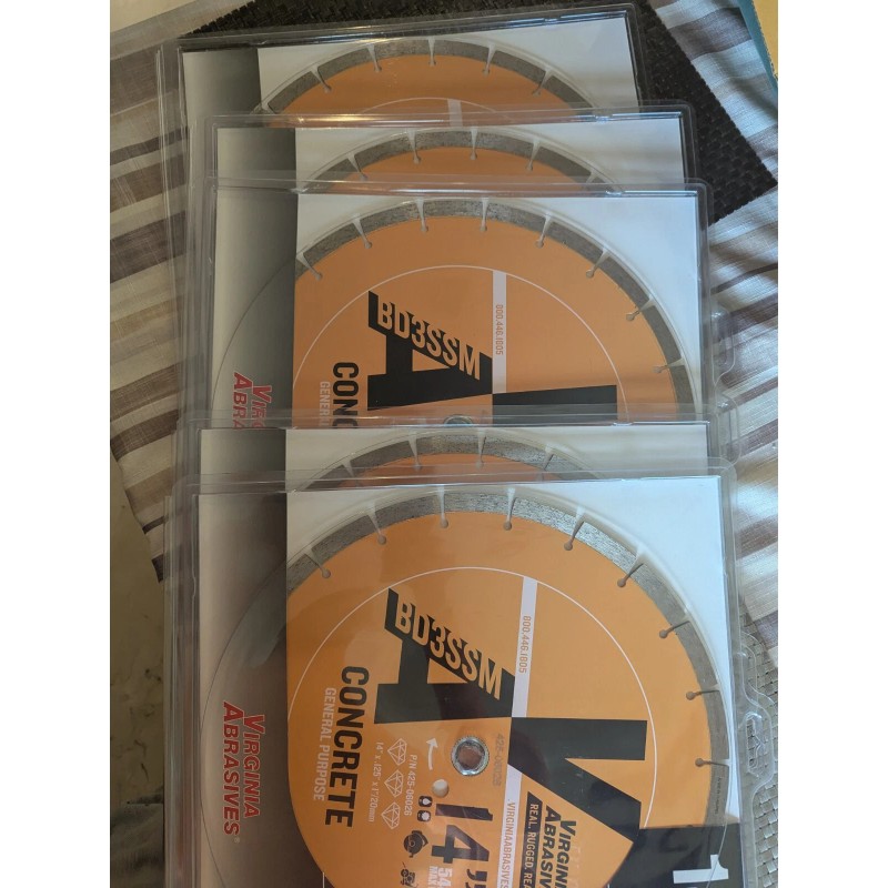 Virginia Abrasives 14" General Purpose Concrete Diamond Blade for Masonry,