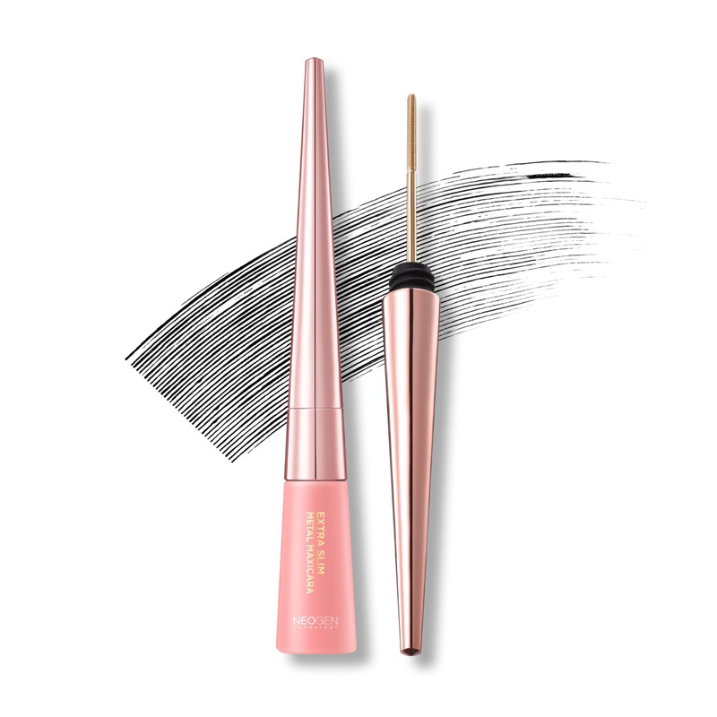 DERMALOGY by NEOGENLAB Extra Slim Metal Mascara, Long-Lasting Volumizing &