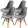 LANSHENG Chair Covers for Dining Chairs 4, Stretch Shell Dining