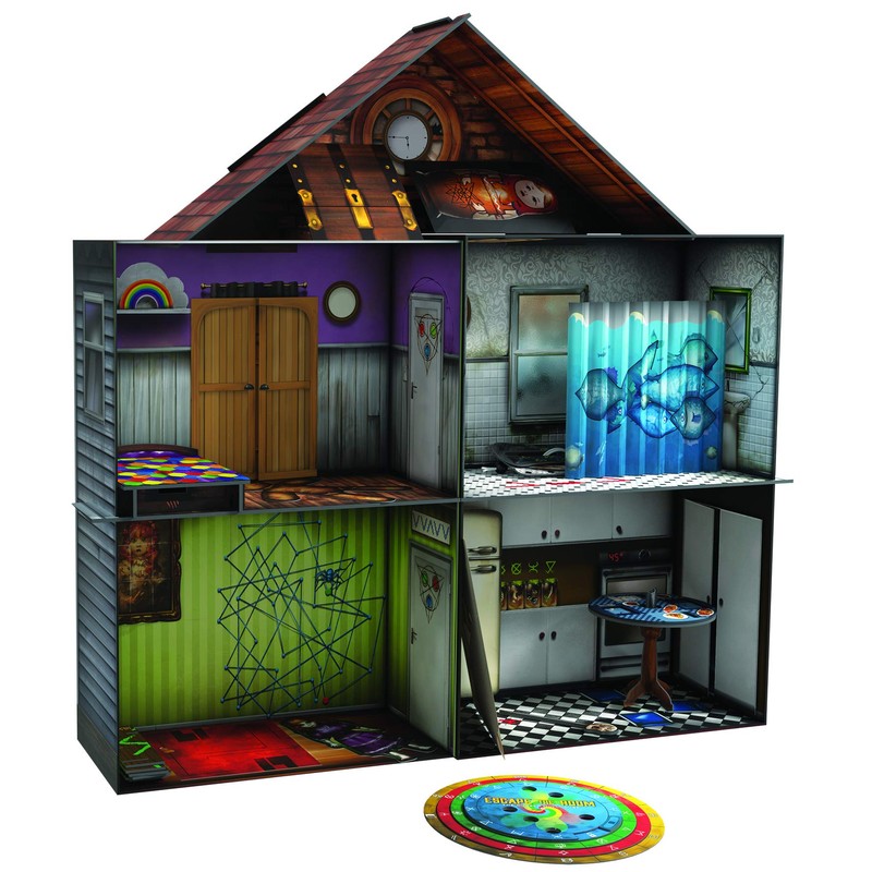 Thinkfun Escape the Room Cursed Dollhouse Escape Game 3D Game
