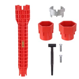 Casoter 8 in 1 Sink Multi-Water Pipe Wrench Sink Faucet Installer Kit