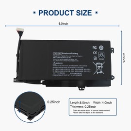 PX03XL 715050-001 Notebook Battery Compatible with HP Envy 14 Touchsmart M6 M6-k Sleekbook m6-k022dx m6-k010dx m6-k025dx m6-k015dx m6-k125dx m6-k088ca m6k015dx 714762-1C1 TPN-C110 TPN-C111 TPN-C109