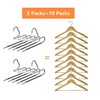 clutterZen Space Saving Pant Hangers-Set of 2 for Closet. Multiple
