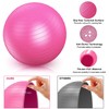 CSKJ Yoga Ball (45cm-75cm),Exercise Ball,Yoga Ball Chair, Extra Thick Anti