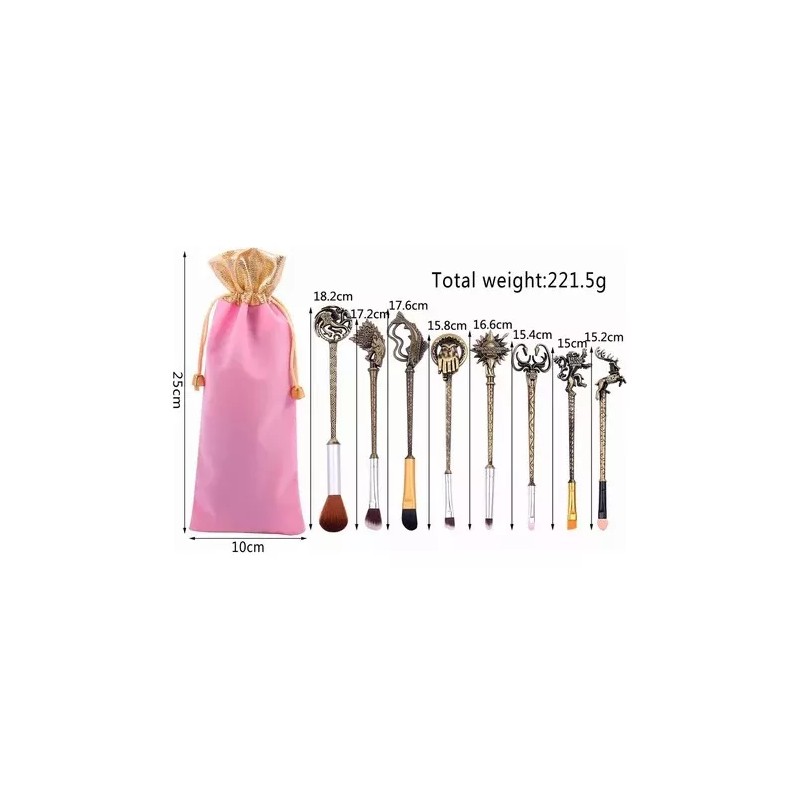 China Set De 8 Brochas Para Maquillaje Juego De Tronos